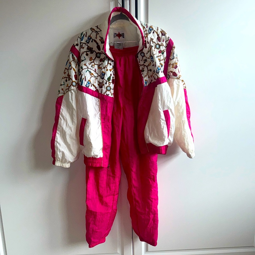 EUC vintage 90s windbreaker Set